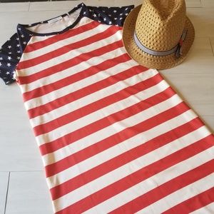 Stars and Stripes Summer Mini Dress